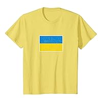 Ukrainian T-Shirt Mens Casual Short Sleeve Tee Shirts Tops Short Sleeve Solid Color Ukraine Flag T Shirt