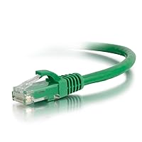 C2G 03989 Cat6 Cable - Snagless Unshielded Ethernet Network Patch Cable, Green (2 Feet, 0.60 Meters)