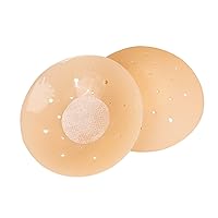 Ultra Thin Nipple Pads Women's Silicone Nipple Cover With Breathable Hole Self Adhesive Nipple Womens plus Size