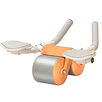 Ab Wheel Roller with Elbow Support, Automatic Rebound Abdominal Wheel, Ab Wheel Roller for Core Workout, Smartsaker Ab Wheel Roller with Phone Holder, Coreflex 4d Ab Wheel Roller for Office, Home, Outdoor