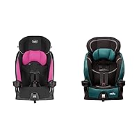Evenflo Chase Sport & Jubilee Harnessed Booster Car Seats, 18x18.5x29.5 Inch (Pack of 2)