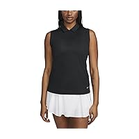 Nike Women`s Dri-Fit Victory Sleeveless Golf Polo Shirt