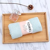 35X75cm Microfiber Towel Household Bathroom Face Towel Solid Color Quick-Drying Hair Towel Women's Hand Towel Absorbent Face Towel (Color : E, Size : 35x75cm)