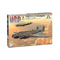 Italeri 1447S Italy 1:72 Fiat BR.20 Cicogna, Faithful Replica, Model Making, Crafts, Hobby, Gluing, Plastic kit, Assembly, Gray