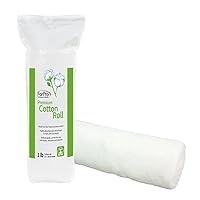 ForPro Premium Cotton Roll for Cosmetic Application and Product Removal, White, 12” Wide, 1 Lb.