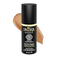 INIKA - Organic Liquid Foundation | Vegan, Non-Toxic Beauty (Honey)