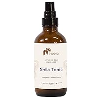 Shila Tonic, Bhringraj Scalp Therapy Oil for Healthy Hair Growth, Ayurvedic, Organic, Promote Hair Strength, Therapeutic Grade Oil