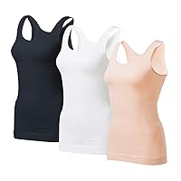 Women's Tummy Control Shapewear Tank Tops - Seamless Body Shaper Compression Top