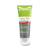 Yves Rocher Sebo Pure Végétal Pore Clearing Detoxifying Face Charcoal Mask for Acne-prone, Skin 75ml tube