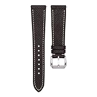 Epsom Top Grain Leather Quick Release Watch Band - Handmade Premium Leather Watch Strap - Italian Genuine Leather Replacement Band 19mm 20mm 22mm