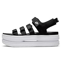 Icon Classic Women's Sandals (DH0224-001,BLACK/WHITE-WHITE) Size 9