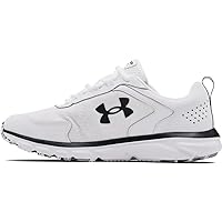Under Armour Men's Charged Assert 9, White (101)/White, 7 X-Wide US