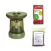 SUNGJINABLE Steam Seat Herbal Steamer SNJ-4152 220V Face & Underbody Health Steam Spa with TULGIGS Steam Gown (Assorted Color) + Tulgigs Mugwort 500g (17Oz)