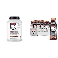 Muscle Milk Pro Series Protein Powder Supplement, Knockout Chocolate, 5 Pound & Pro Advanced Nutrition Protein Shake, Knockout Chocolate