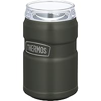 Thermos ROD-0021 KKI Outdoor Series Insulated Can Holder, For 11.8 fl oz (350 ml) Cans, 2-Way Type, Khaki