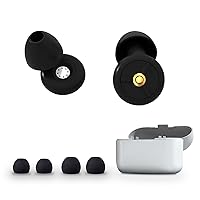 Ear Plugs for Sleeping Noise Cancelling, Silicone Earplugs Sound Reduction Hearing Protection, Pair Ear Plugs for Sleeping Reusable Noise Reduction,Snoring,Work,Concerts,Studying,Travel