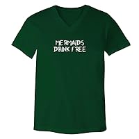 Mermaids Drink Free - Adult Bella + Canvas 3005 Men's V-Neck T-Shirt
