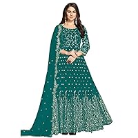 Bridal Wear Pakistani Collection Heavy Embroidery Work Long Anarkali Gown Suit for Women