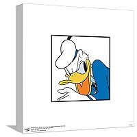 Gallery Pops Disney Mickey and Friends - Donald Duck Expressions Scheming Canvas Wall Art Wall Poster, 12.00