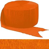 Orange Peel Crepe Paper Roll - 81' (1 Count) - Great for Stunning DIY Crafts, Party Decor, and More