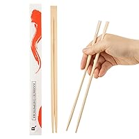 Bambuddha 9.1 Inch To Go Chopsticks 100 Durable Bamboo Chopsticks - Individually Wrapped Bamboo Premium Chopsticks For All Kinds Of Foods Ideal For Cafes And Restaurants