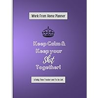 Work From Home Planner: Specifically designed for the home worker. It is undated to increase its usability with pages for daily appointments, meeting minutes etc. Makes a fun gift.