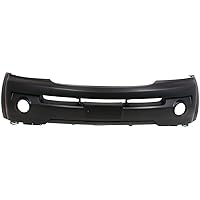 Evan Fischer Front Bumper Cover Compatible with 2003-2006 Kia Sorento Smooth Primed with Fog Light Holes EX Model