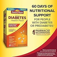 Nature Made® Daily Diabetes Health Pack Dietary Supplement (60 pk.) AS