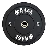 Olympic Bumper Plate (10lb, 15lb, 25lb, 35lb, 45lb - SOLD INDIVIDUALLY), Rubber Formula With Steel Insert, Strength Training, Bench Press, Squats, Powerlifting, Weight Training, Home Gym