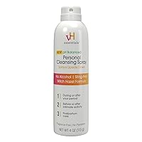 Personal Cleansing Spray, pH Balancing Lactic Acid, Sting-Free, Witch Hazel Formula, Fragrance free, Paraben free, Sprays upside down for easy external intimate cleansing, 4 floz