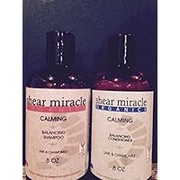 Calming Shampoo & Conditioner Lime Chamomile - Vegan, Gluten Free, GMO Free, No Animal Testing. Made in USA