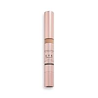 Makeup Revolution Eye Bright Concealer, Buildable Coverage, Dewy Finish, Medium, 3ml