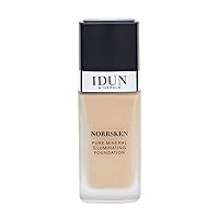 Liquid Norrsken Foundation - Silky Smooth Coverage - Luminous, Dewy Finish for Dry and Dull Skin - Water Resistant and Vegan Makeup - 210 Siri - Neutral Medium - 1.01 oz