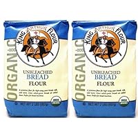 King Arthur Organic Bread Flour 2 lb Bags (2)