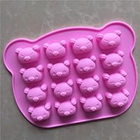 16 Cavity Koala Silicone Mold for Cake Chocolate Ice Tray Panna Cotta Pudding Jello Shot Candy