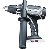 Panasonic Rechargeable Drill Driver, 18 V, Main Unit Only (Battery Pack/Charger/Case Sold Separately), High Power IP56 EZ7450X-H for Large Diameter Drilling, Gray