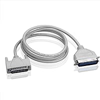 4.5m/ 14.7 Feet DB25 Male to Centronics 36 Female Parallel Printer Cable LPT Parallel Printer IEEE-1284