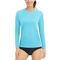 Women's Sun Shirts UPF 50+ UV Protection Rash Guard Long Sleeve Quick Dry Lightweight Workout Swim Top Tee Shirts