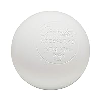 Champion Sports Colored Lacrosse Balls: White Official Size Sporting Goods Equipment for Professional, College & Grade School Games, Practices & Recreation - NCAA, NFHS and SEI Certified - 1 Pack