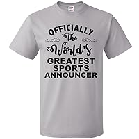 inktastic Officially The World's Greatest Sports Announcer T-Shirt
