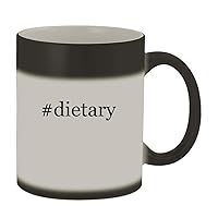 #dietary - 11oz Hashtag Magic Color Changing Mug, Matte Black