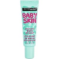 New York Facestudio Lasting Fix Makeup Setting Spray, Matte Finish, 3.4 fl. oz. & Baby Skin Instant Pore Eraser Primer Makeup, Clear, 1 Count