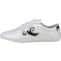Pearl White Wushu Shoes for Chinese Kung Fu