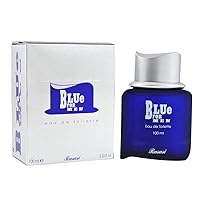 Rasasi Blue Eau De Toilette Spray for Men, 3.4 Ounce