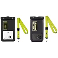Pelican - Marine Series - IP68 Waterproof Floating Protection Phone Pouch/Case - Black/Hi Vis Yellow - Regular and XL Size