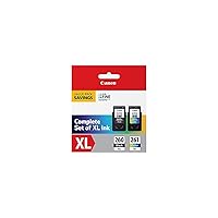 Canon PG-260 XL/CL-261 XL Value Pack, Compatible to TR7020, TS6420, and TS5320 Printers, Multi, Once Size (3706C005)