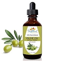 Extra Virgin Organic Olive Oil 4 oz - Cold Pressed Unrefined - Use For Face, Skin, Hair, Dry Scalp, Massage