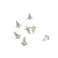 Jewelry Making Charms Antique Silver Tone Color Jewellery Charme Findingss Bulk Wholesale Suppliers Arts Crafts O9UP7 Ear Drop Connector