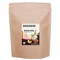 Wilderness Poets, Song of Delight Wild Mix - Organic Raw Trail Mix - Pecans, Cashews, Mulberries, Pistachios, Coconut Ribbons - 5 Pound (80 Ounce)