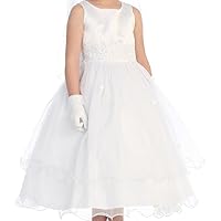 Holy Communion First Communion Girl Dress Tulle Bridesmaid Flower Girl Dress